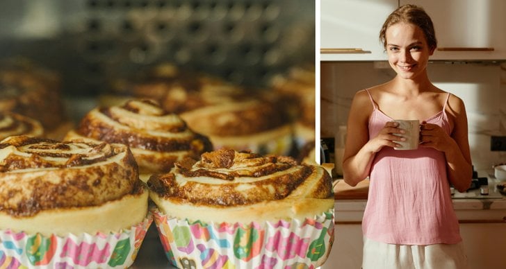 Kanelbullar på färdig pizzadeg